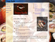 Tablet Screenshot of deliversushi.com